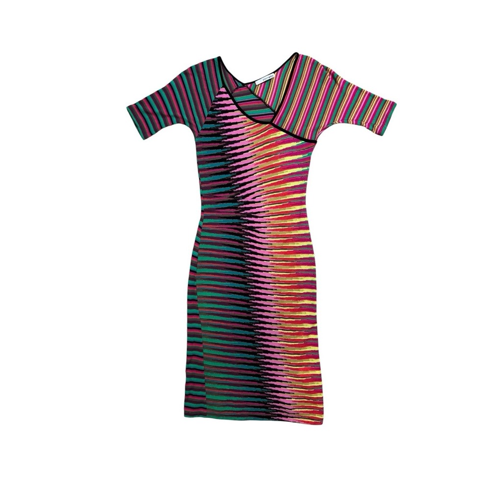Aldomartins‎ Knit Midi Dress Boho Luxe Spanish Designer – Size 38 / US 4